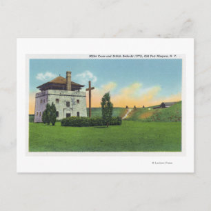 Cartão Postal Vista do Corps de Garde no Velho Castelo Francês