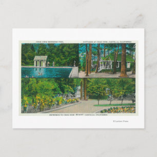 Cartão Postal Vista do Crag View ResortCastella, CA