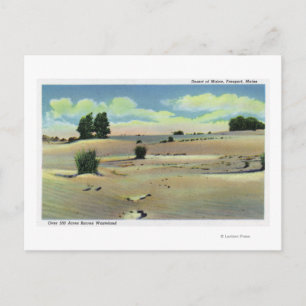 Cartão Postal Vista do Deserto do Maine