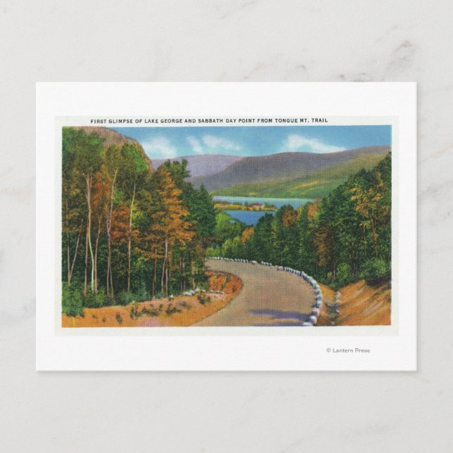 Cartão Postal Vista do Dia do Sabá - Língua Mt (Frente)