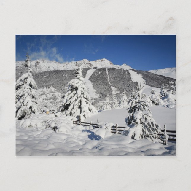 Cartão Postal Vista Do Estância De Esqui Catedral Em Bariloche (Frente)