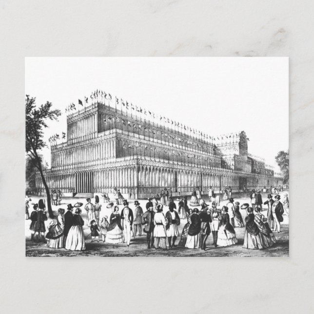 Cartão Postal Vista do Exterior do Palácio Cristal (Frente)