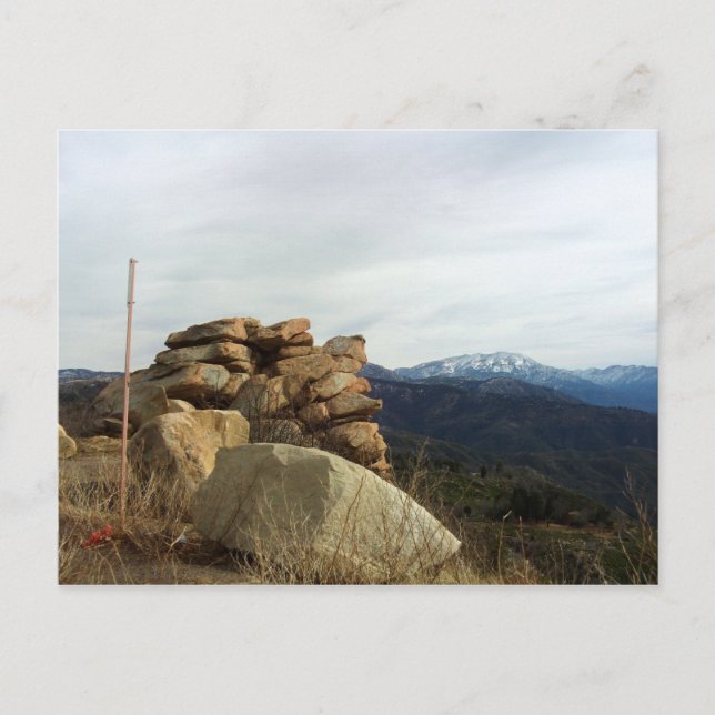 Cartão Postal Vista do extremo da autoestrada mundial (Frente)