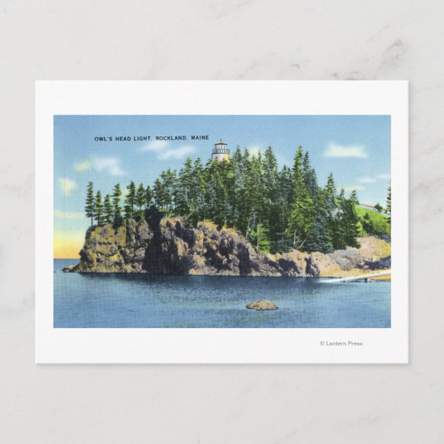 Cartão Postal Vista do Farol da Cabeça da Coruja 2 (Frente)