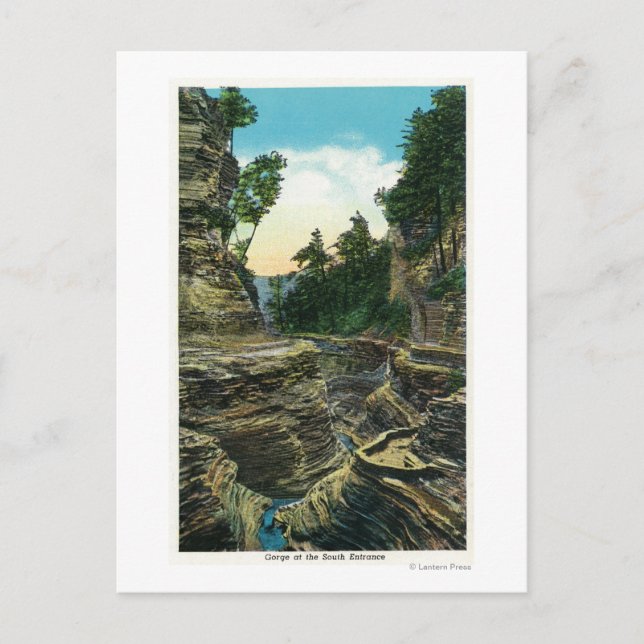 Cartão Postal Vista do Gargalo da Entrada do Sul (Frente)