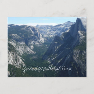 Cartão Postal Vista do Glacier Point no Parque Nacional de Yosem