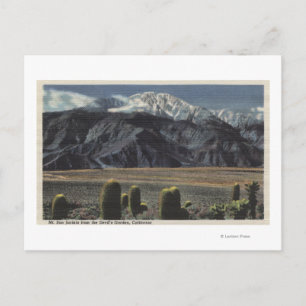 Cartão Postal Vista do Jardim do Diabo do Monte San Jacinto # 2