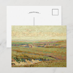 Cartão Postal Vista do Kansas Ocidental Birger Sandzén