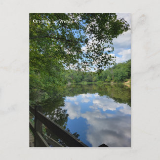 Cartão Postal Vista do lago