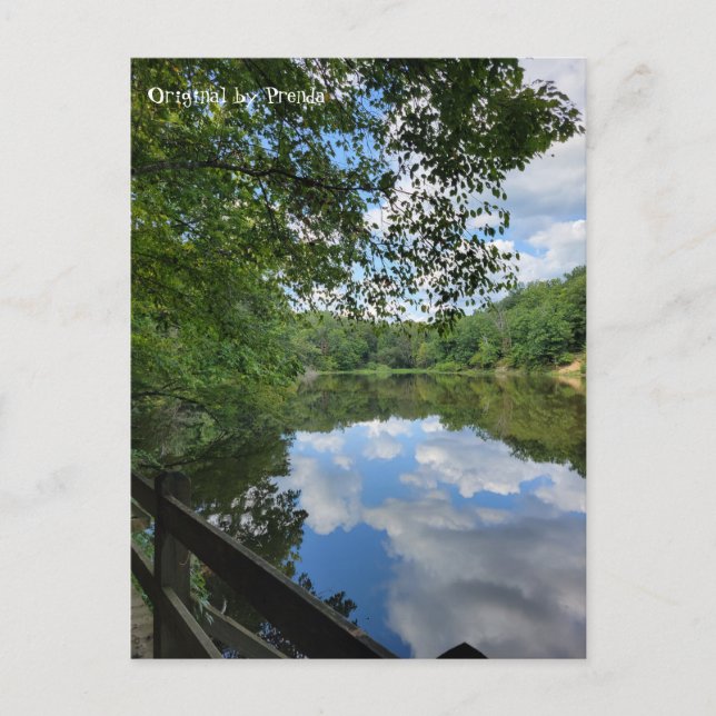 Cartão Postal Vista do lago (Frente)