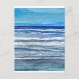 Cartão Postal Vista do Mar Arte Oceânico