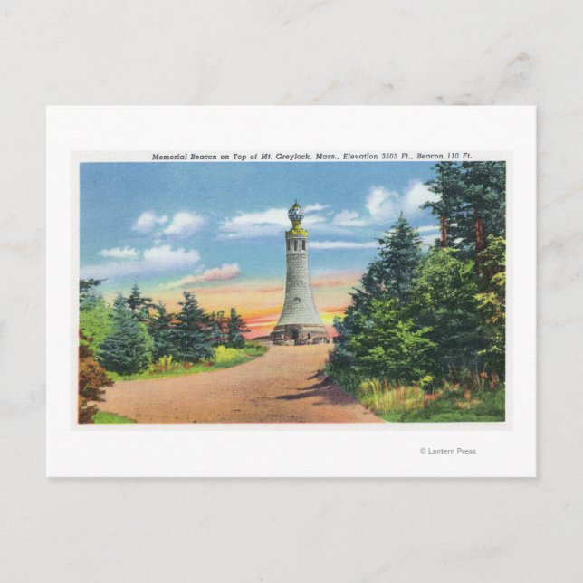 Cartão Postal Vista do Memorial Beacon (Frente)