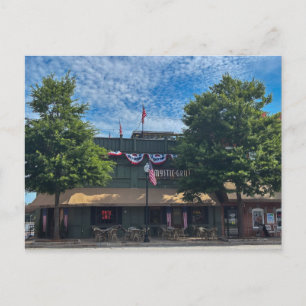 Cartão Postal Vista do Mistic Grill Covington Geórgia em um Dia