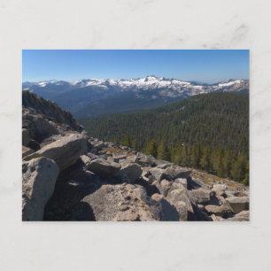 Cartão Postal Vista do Mitchell Peak no Parque Nacional Sequoia