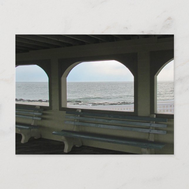 Cartão Postal Vista do Oceano (Frente)