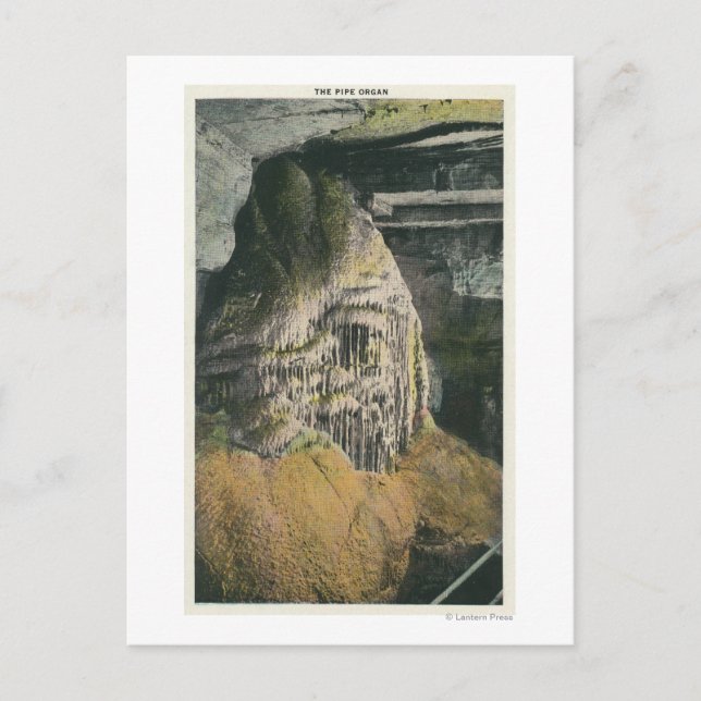Cartão Postal Vista do Órgão Pipe (Frente)