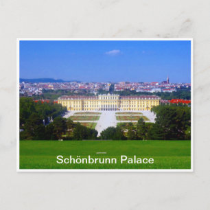 Cartão Postal vista do palácio de schönbrunn