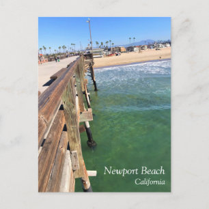 Cartão Postal Vista do Pier, Newport Beach, Califórnia