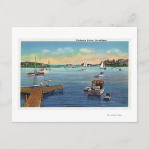 Cartão Postal Vista do porto de Harwichport Wychmere Harbor