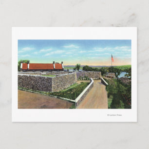 Cartão Postal Vista do Porto de Sally e do Demilune Ocidental