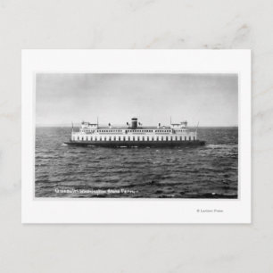 Cartão Postal Vista do Quinault Ferry