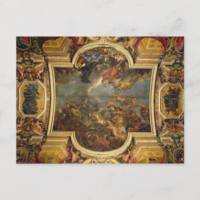 Cartão Postal Vista do Rei Tomando Maastricht em 13 Dias (Frente)