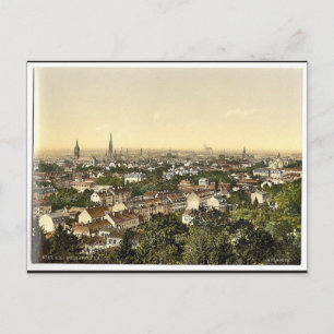 Cartão Postal Vista do sul, Mulhausen, Alsace Lorraine, Germa