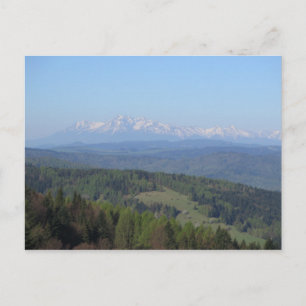 Cartão Postal Vista do Tatras de Beschild