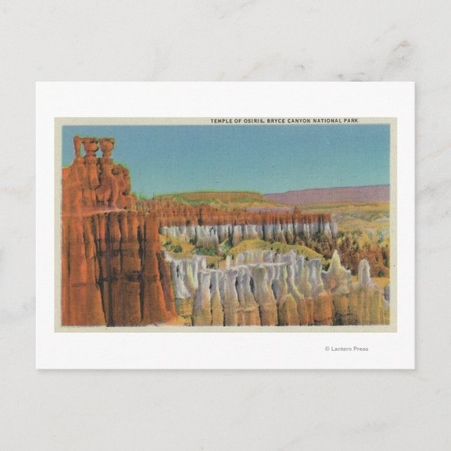 Cartão Postal Vista do Templo de Osiris (Frente)