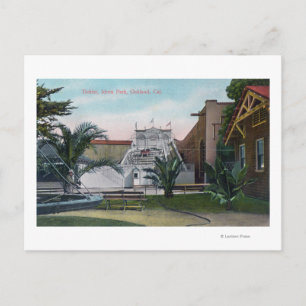 Cartão Postal Vista do Tickler Ride no Parque de Idora