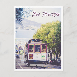 Cartão Postal Vista do Trolley de São Francisco do Alcatraz
