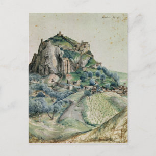 Cartão Postal Vista do Vale de Arco no Tirol, 1495