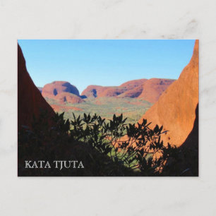 Cartão Postal vista do vale do kata tjuta