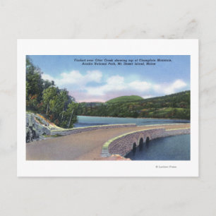 Cartão Postal Vista do Viaduto Otter Creek, Champlain Mt.