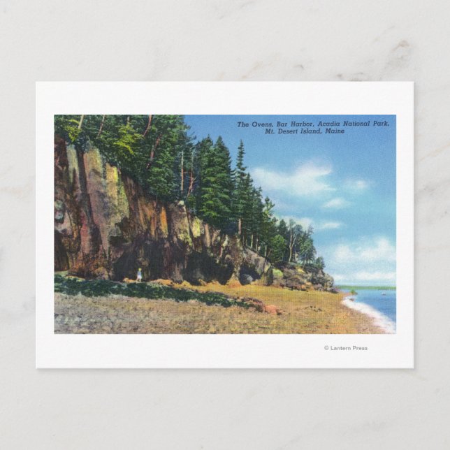 Cartão Postal Vista dos fornos no porto Bar (Frente)