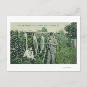 Cartão Postal Vista dos pescadores com capturas perto de Fitch M