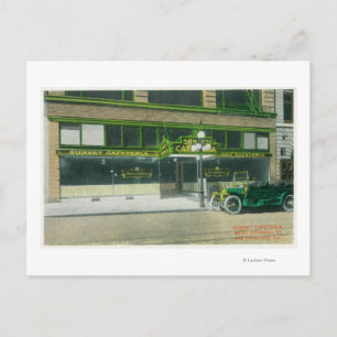 Cartão Postal Vista Exterior da Cafetaria Sunset