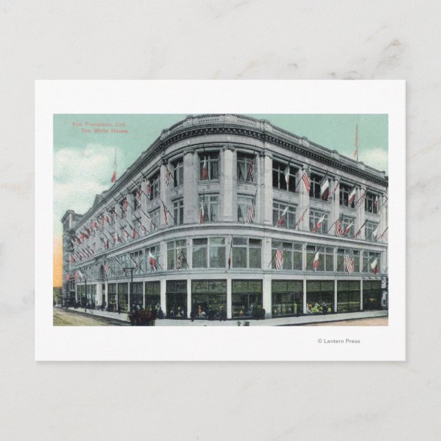 Cartão Postal Vista Exterior da Casa Branca (Frente)
