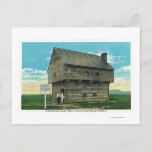 Cartão Postal Vista Exterior da Casa de Bloqueio de Período