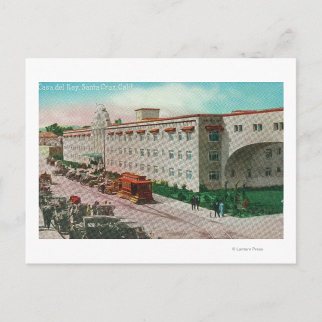 Cartão Postal Vista exterior da Casa del Rey # 2 (Frente)