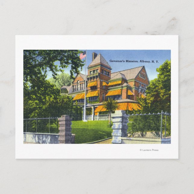 Cartão Postal Vista Exterior da Mansão do Governador (Frente)