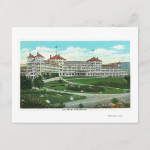 Cartão Postal Vista Exterior de Fechamento do Hotel Washington