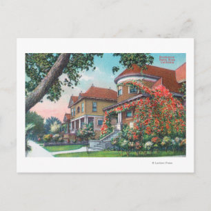 Cartão Postal Vista Exterior de uma Residência Típica