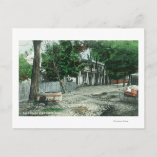 Cartão Postal Vista Exterior de uma Rodovia Yreka, CA