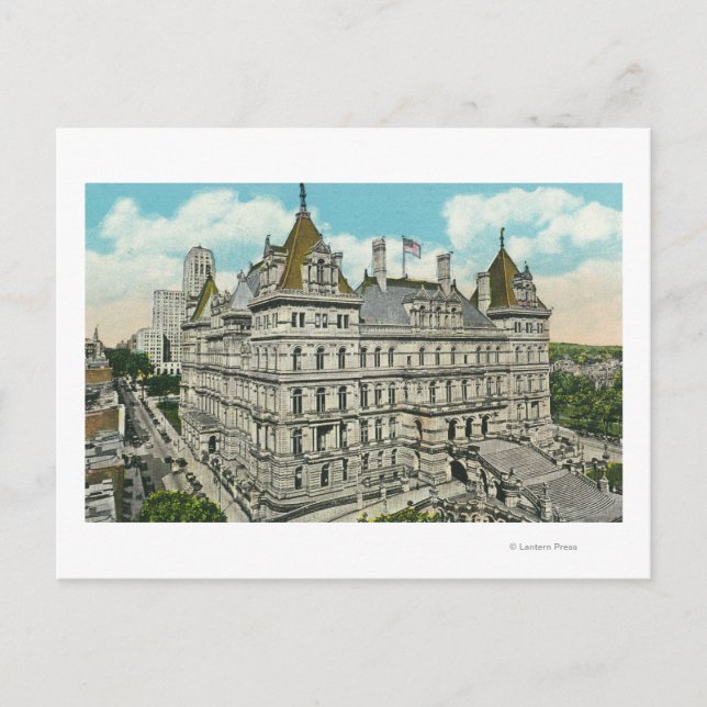 Cartão Postal Vista Exterior do Capitólio Estadual e Escritório (Frente)