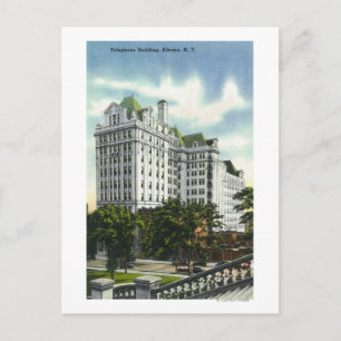 Cartão Postal Vista Exterior do Edifício de Telefone nº 2