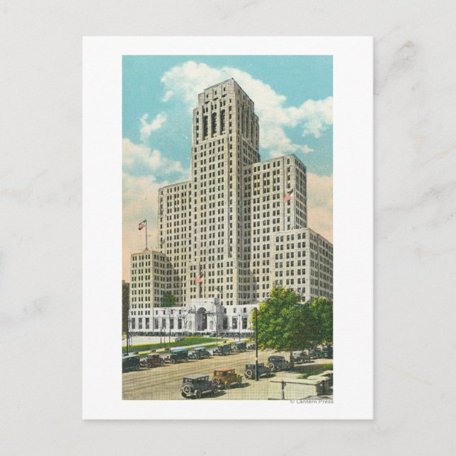 Cartão Postal Vista Exterior do Edifício do Gabinete do Estado d (Frente)