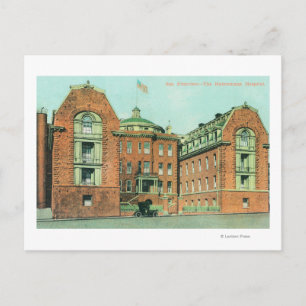 Cartão Postal Vista Exterior do Hospital Hahnemann