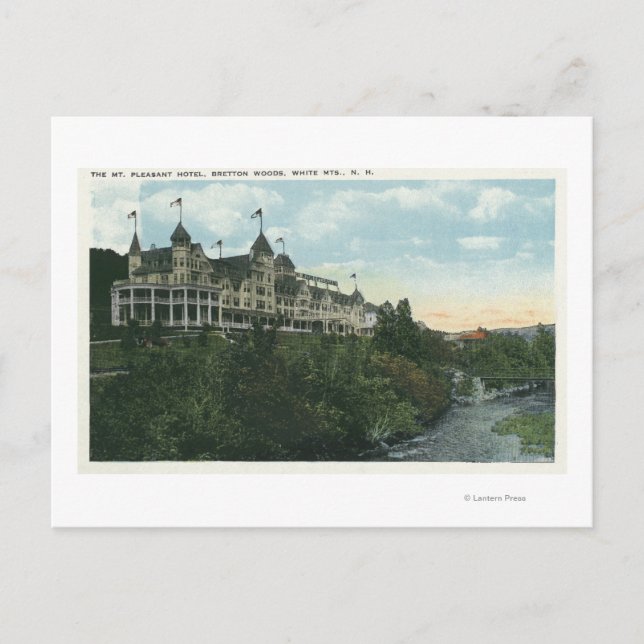 Cartão Postal Vista Exterior do Hotel Monte Pleasant nº 2 (Frente)