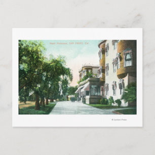 Cartão Postal Vista Exterior do Hotel Robinson